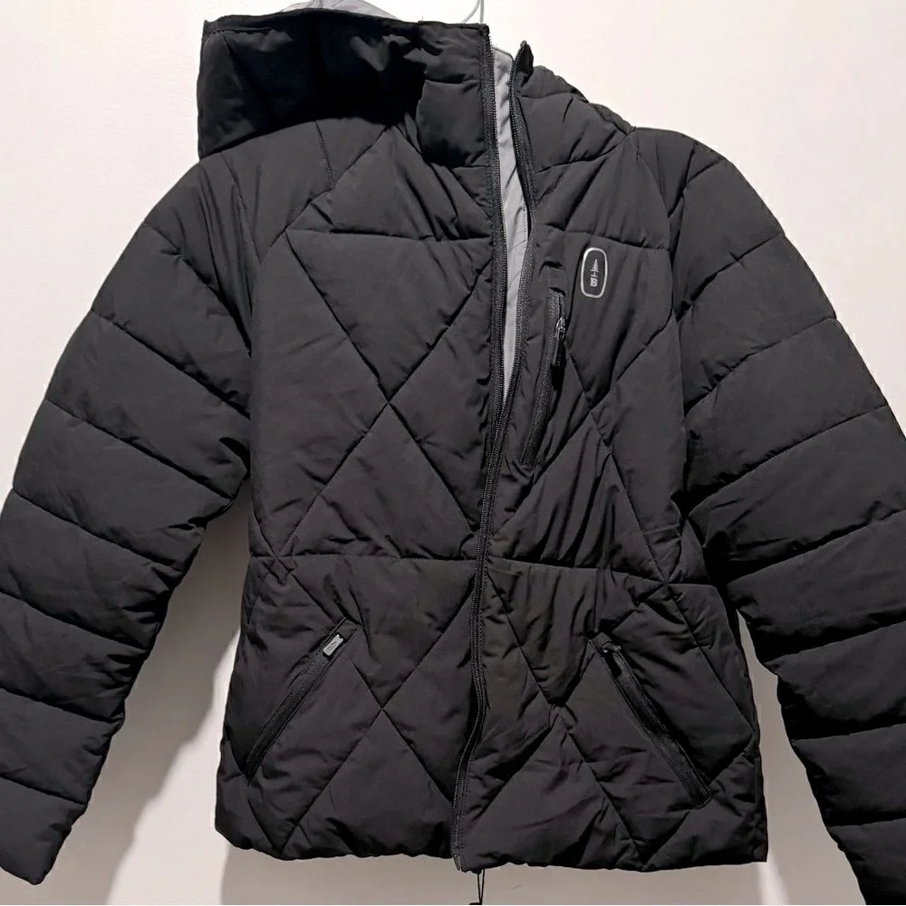 Bass Outdoor Women's Glacier Hooded Hiking Jacket-Black